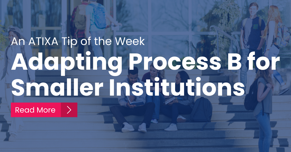 Adapting Process B for Smaller Institutions 