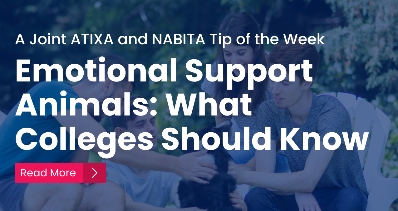 Emotional Support Animals: What Colleges Should Know 